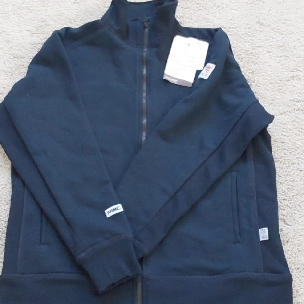 Unisex FR, CAT2 Zip-Up Sweater Jacket - Navy